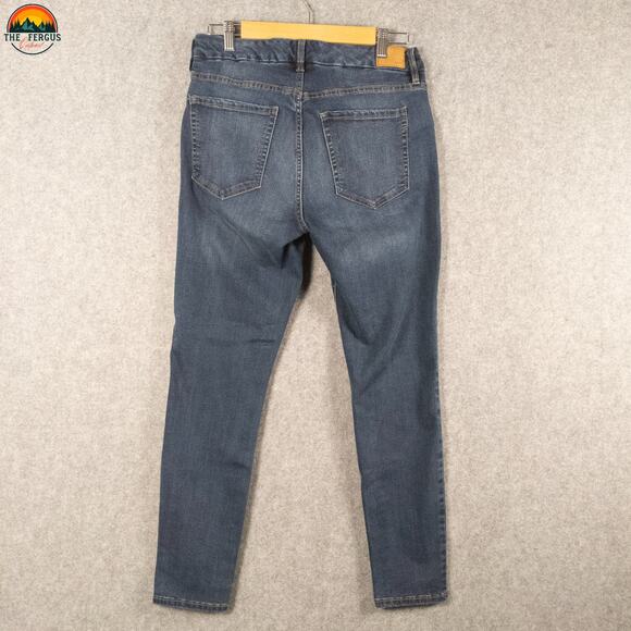 Aeropostale Curvy Jegging Denim Blue Cotton Blend Jeans High-Rise Women's Sz 12 - Picture 3 of 11